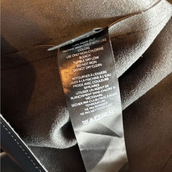 Nwt free people we the free Alexis vegan leather black jacket - Picture 8 of 9